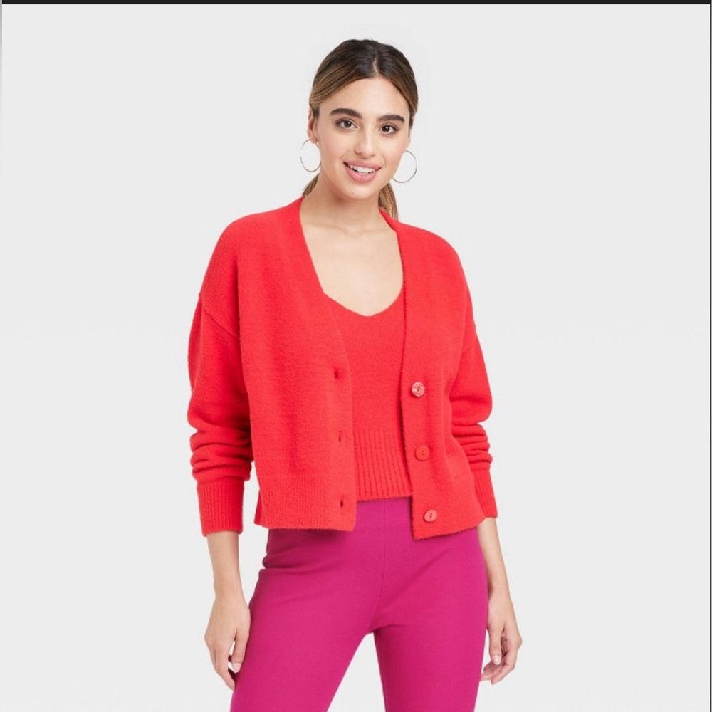 A new day fuzzy cardigan